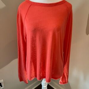 Summer melon color -Long Sleeve Relaxed Sweatshirt